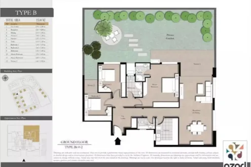 Apartments for sale in Azad Compound with Garden 76m and an area 155m