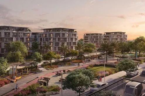Special offer of 140m² apartments for sale in Badya Sheikh Zayed Palm Hills with distinctive location