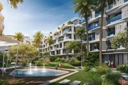 Apartments for sale in Badya Palm Hills with Garden 40m and an area 99meters