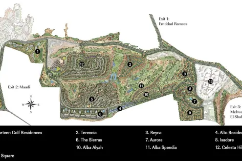 تفاصيل عن شقق كمبوند اب تاون كايرو