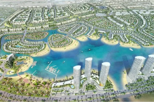 باقل من سعر السوق، شاليه في نورث إيدج العلمين الجديدة 114م تشطيب كامل