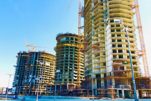 بالعلمين الجديدة احجز شاليه بابراج نورث ايدج بمساحة 171 متر