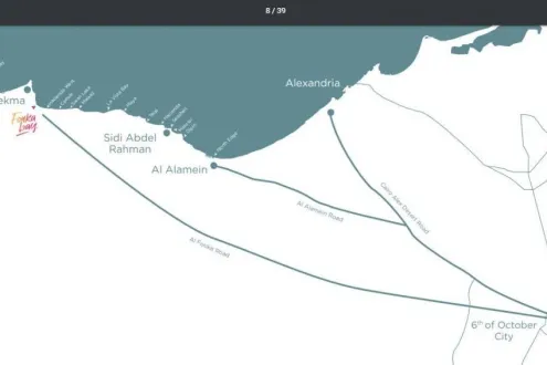 للبيع قي منتجع فوكا باي شاليهات 125 متراً بسعر لقطه جداا
