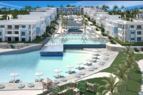 شاليهات تسليم فوري 140م فوكا باي الساحل الشمالي