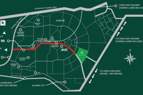 فلل تسليم فوري 356م كمبوند ميفيدا التجمع الخامس