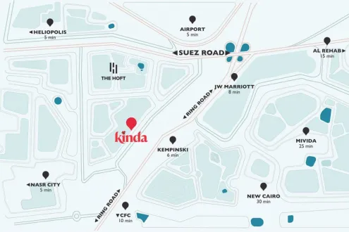 توين هاوس بمساحة 153م في كيندا