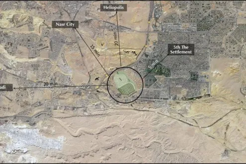 استوديو بمساحة 103 متر أسكن في كمبوند نوت شيل التجمع الخامس