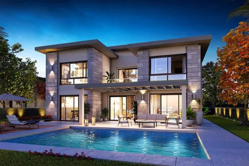 In New Cairo, Book A Villa In Giselle Swan Lake With An Area ​​390 Meters