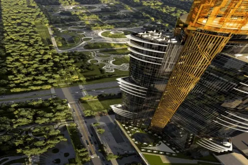 For Sale with Installment An Office 77m Ground Floor in Nile business Tower