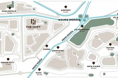 Own Your Office In The Hoft New Cairo With An Area Starting From 35m²