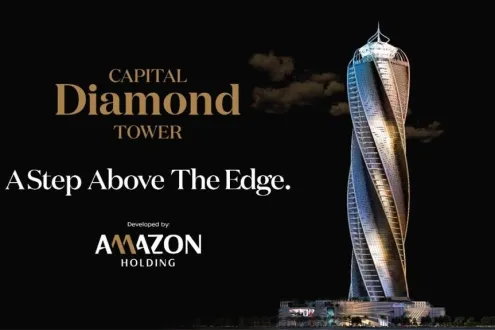 Your Store In The Administrative Capital In Diamond Twisted Tower With Payment Facilities