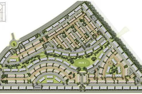 Hurry Up To Buy A Twin House In New Cairo With An Area Of 286m² In Cavana Lake Compound