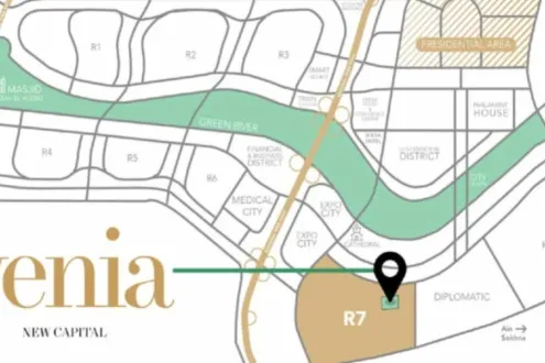 In New Capital, Book Your Apartment In Venia Compound With 129m²