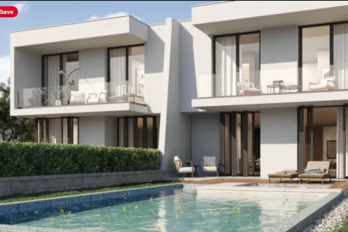 Chalet With 130m, First Floor,  5% down payment In Direction White
