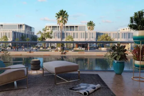 Dream Duplex In Sheikh Zayed In Canal Walk Compound With 300m