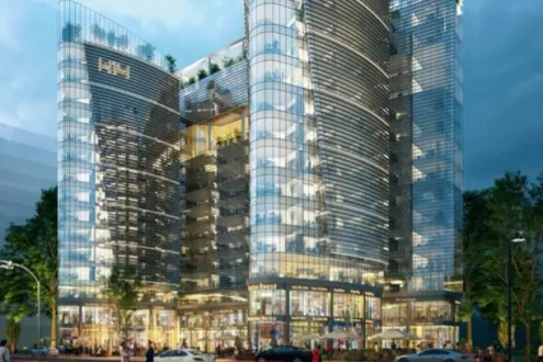 An Office With 100m² Office In White 14 Tower New cCapital