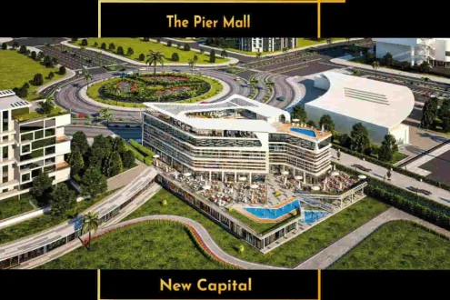 Your Office in The Pier Mall New Capital with Payment Facilities From 80m²