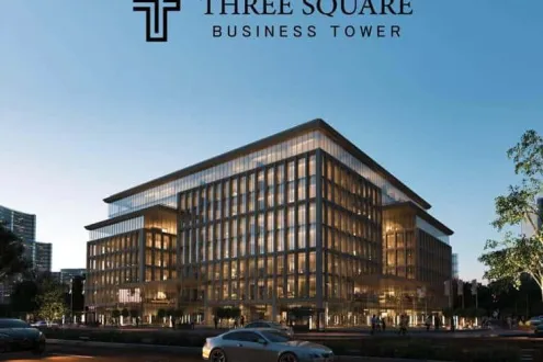 Units With 178 Meters For Reservation In Three Square Business Tower New Capital