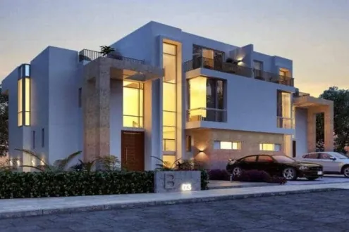 فرصة عظيمة توين هاوس 292م مع اقساط على 7 سنوات فى كمبوند لاك فيل