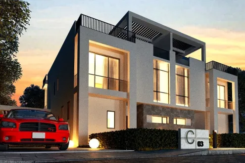 اشتري توين هاوس بمساحة 340 متر في مشروع لاك فيل الشيخ زايد