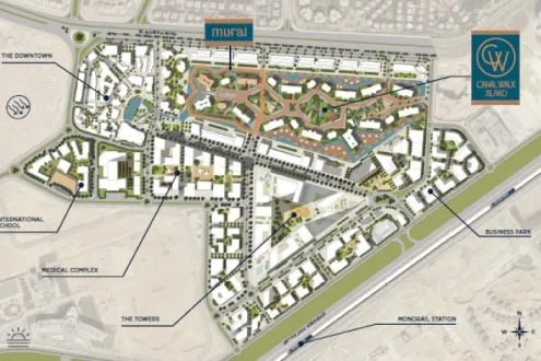 Own A Villa In Canal Walk Island Sheikh Zayed With 244m²