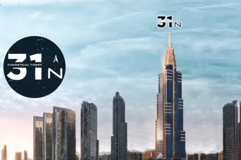 بالعاصمة الإدارية الجديدةاحجز مكتبك ببرج 31 نورث بمساحة 64 متر