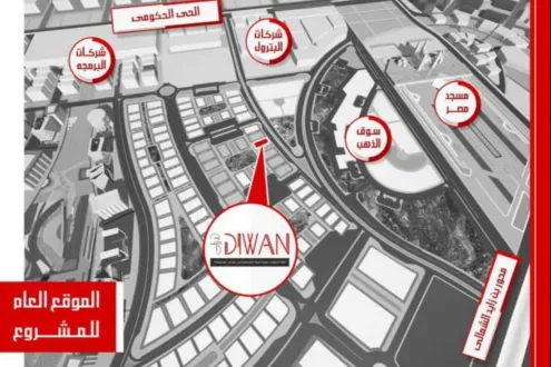 Store 70 Meters For Sale In Diwan Tower Project