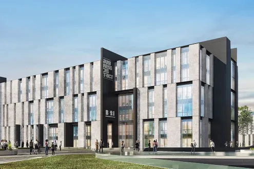 In New Cairo, book Your Office In A Business District Project With 185 Meters