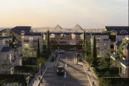 اميز فيلا للبيع بكمبوند ماونتن فيو 4 اكتوبر بارك بمساحة 320 متر