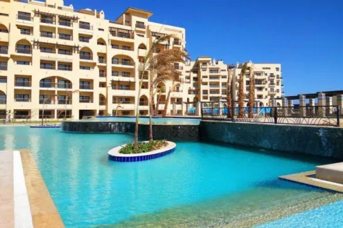 باقل من سعر السوق شاليه في مشروع الداو هايتس الغردقة 146م تشطيب كامل