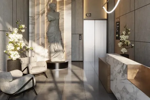 مكتب الأحلام في المستقبل سيتي بمشروع فيا مونتي نابوليوني