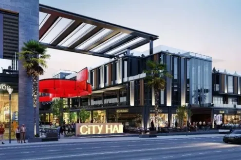 اميز مكتب للبيع بمول سيتي هول التجمع الخامس بمساحة 68  متر