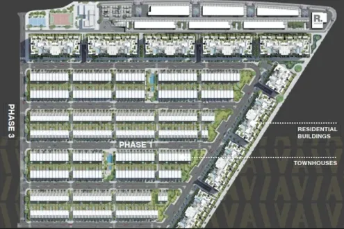 استلم محلك في فيا مونتي نابوليوني المستقبل سيتي بمساحة 82م