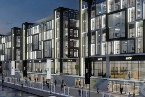 For sale in installments, a store of 109m in Chess Field  project For sale in installments, a store of 109m in Chess Field  project