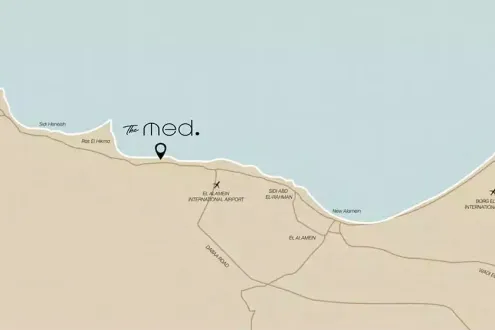 وحدات بمساحة 259 متر للحجز في ذا ميد الساحل الشمالي