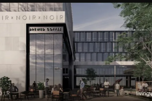 In New Cairo, book your shop in Noir project with 363 meters