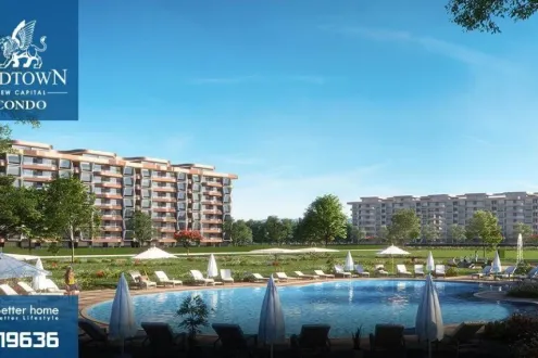 150m apartment with attractive price and charming view in Midtown Condo New Capital