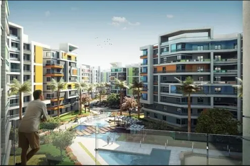 For sale in IL Mondo New Capital Project an apartment with an area of 105 meters at a price per square meter