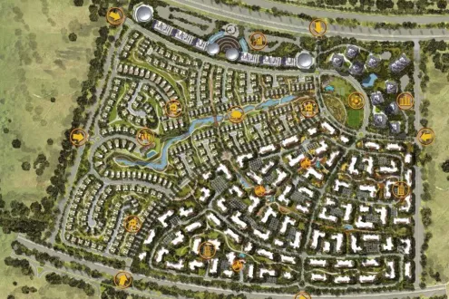 For Sale in IL Bosco Compound New Capital Apartment 143m with attractive price