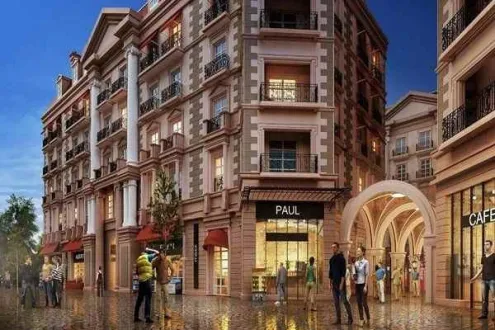 شقة 146م للبيع بموقع مميز جدا وبافضل سعر في كمبوند باروك العاصمة الادارية الجديدة