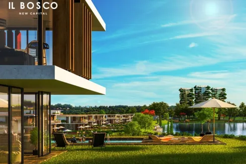 At the lowest prices buy a villa in IL Bosco New Capital Misr Italia 450m fully finished