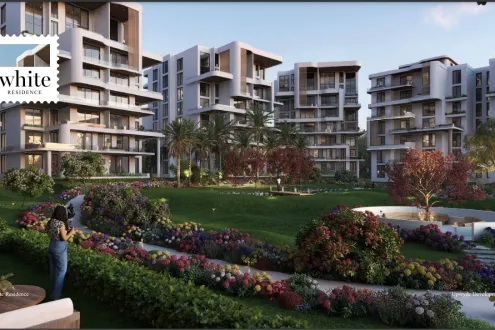 تحت سعر السوق شقة 140م للبيع في كمبوند وايت ريزيدنس