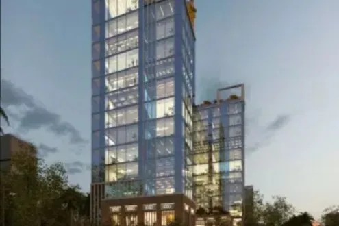 A 100m office in the Optima Business Complex project with payment facilities
