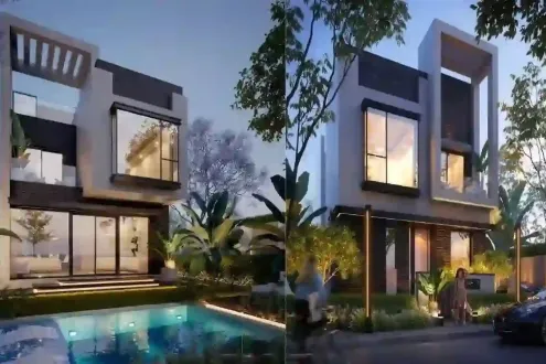 Hurry Up To Buy a 375m² Villa in River Park New Zayed Compound West Way