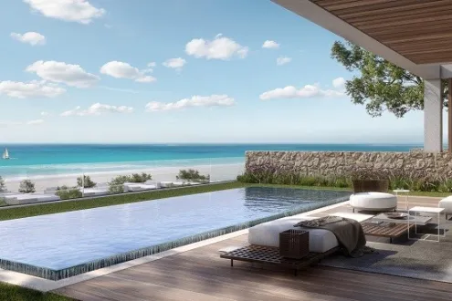 For sale in installments, 130 meter chalet in Azha North Coast