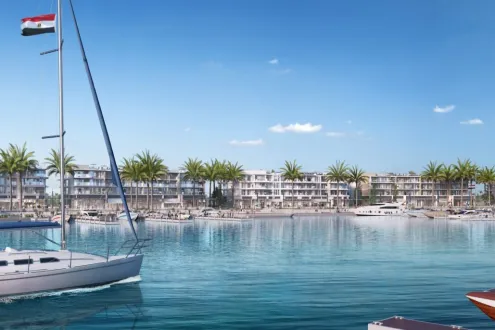 In North Coast Book your chalet in Marina West Resort with ​​135 meters