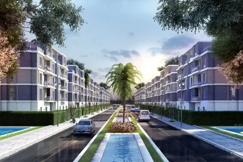 In installments, buy a duplex in Pyramids Wales 6 October Compound with 215 meters
