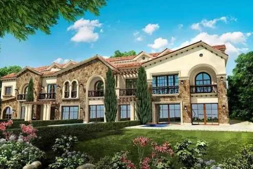 توين هاوس بمساحة 320 متر أسكن في كمبوند ديفينا جاردنز الشروق