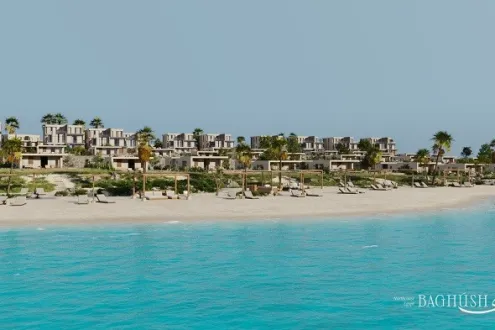 فيلا 300م في الساحل الشمالي منتجع مرسى باجوش