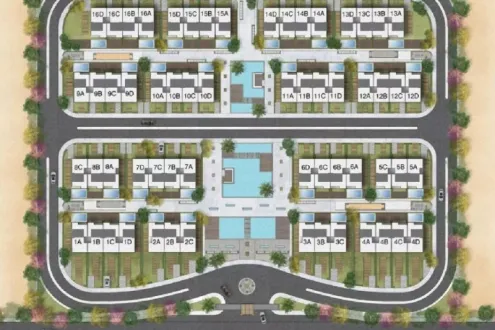 A villa with 275 meters, live in Parkdale New Zayed Compound